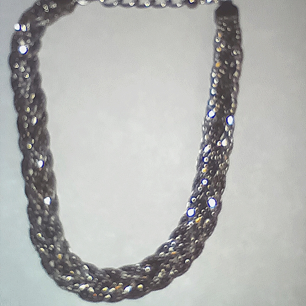 Express braided beed neecklace